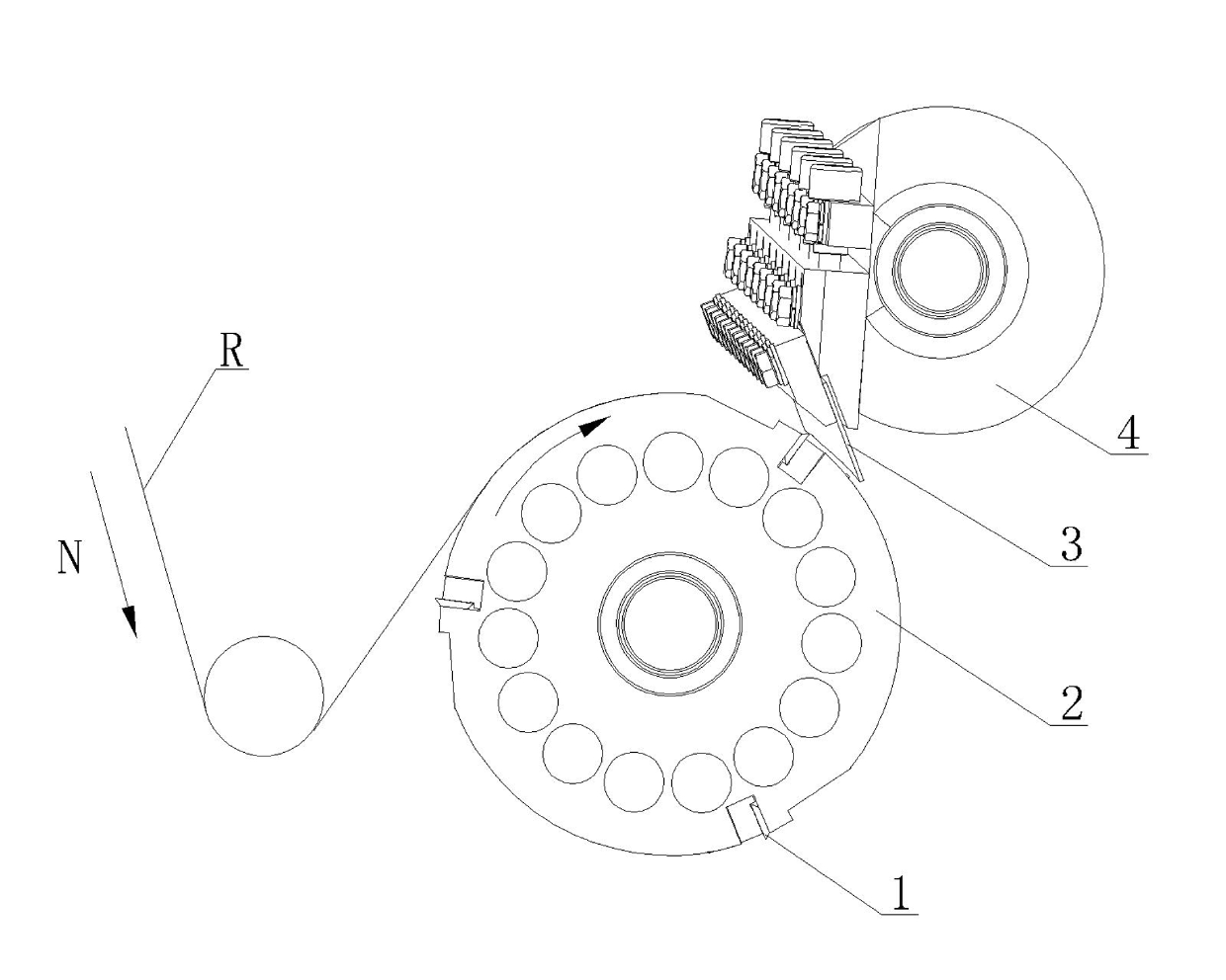 Cutter roller set for domestic paper processor