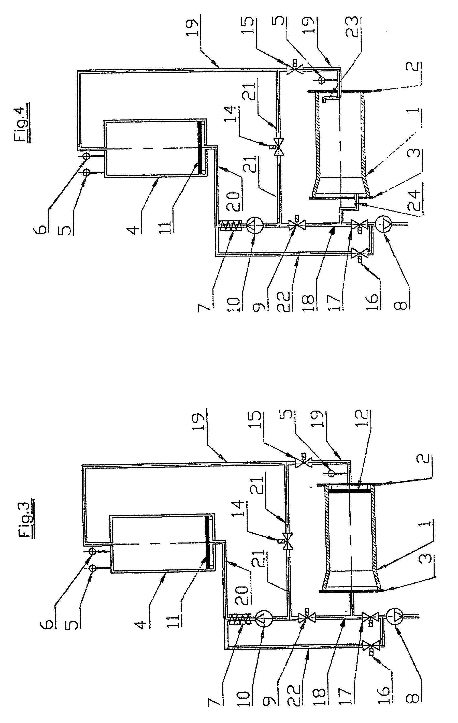 Method and apparatus for testing hollow pieces for impermeability