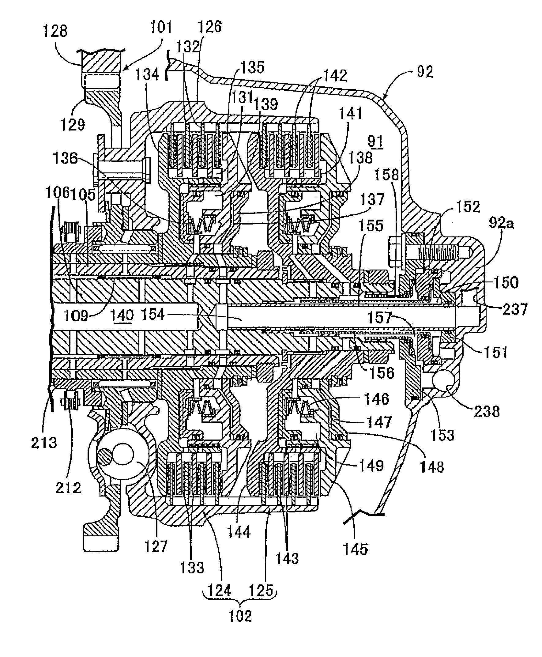 Structure for disposing clutch control apparatus in power unit for saddle-ride type vehicle