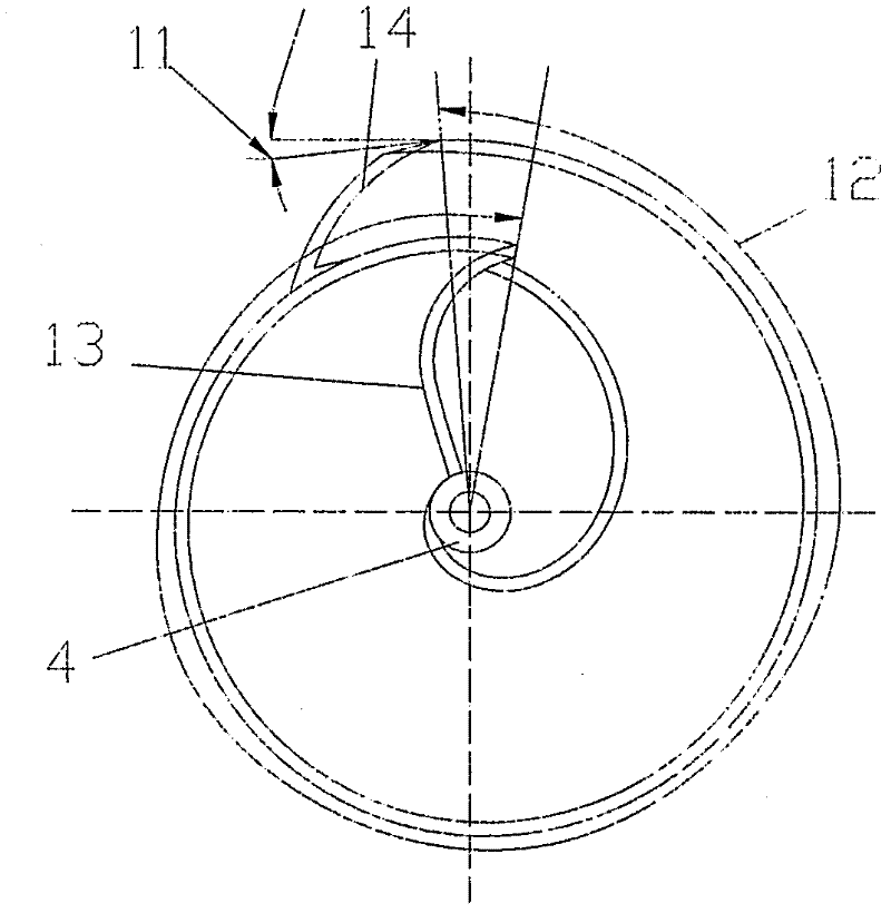 Method for designing single-screw axial-flow pump impeller