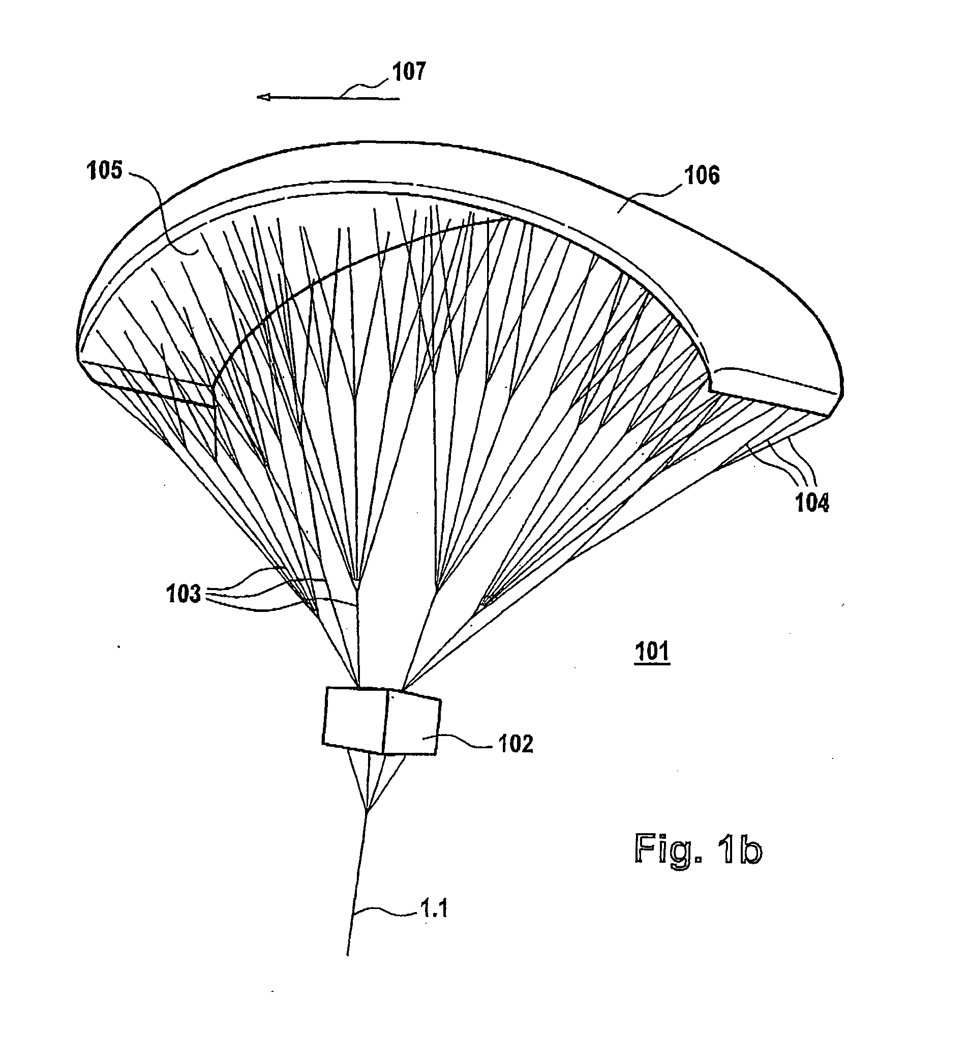 Watercraft Comprising a Free-Flying Kite-Type Wind-Attacked Element as a Wind-Powered Drive Unit