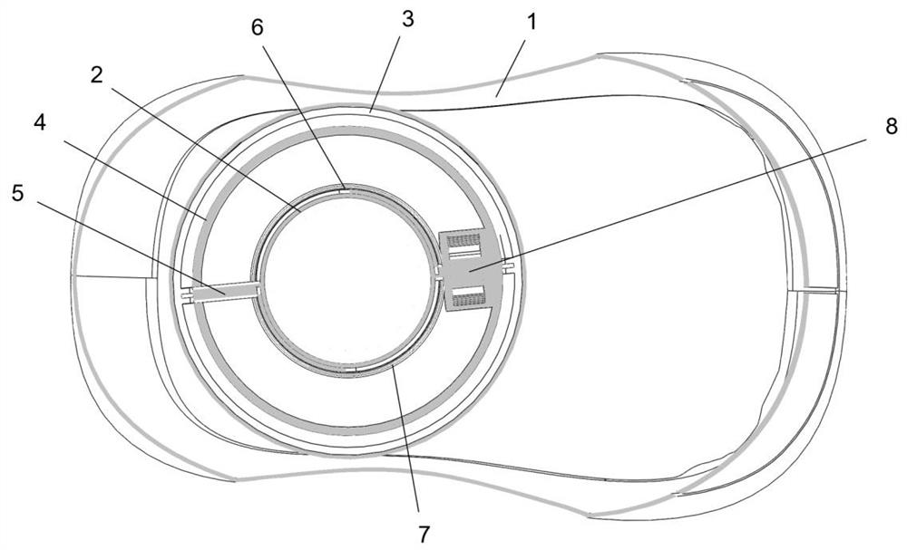 Detachable wireless self-powered mouse based on rotary power generation