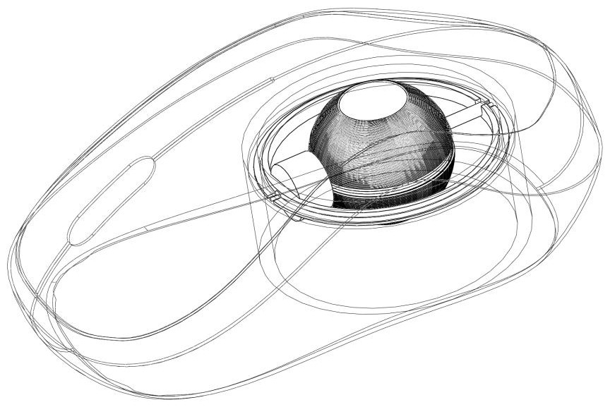 Detachable wireless self-powered mouse based on rotary power generation