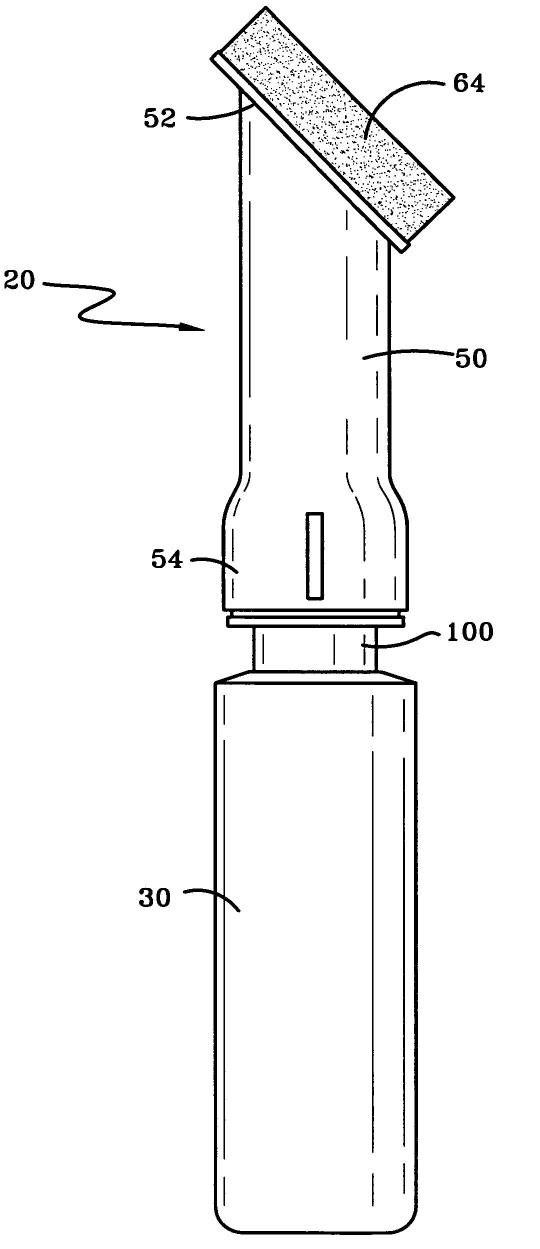 Liquid antimicrobial solution applicator