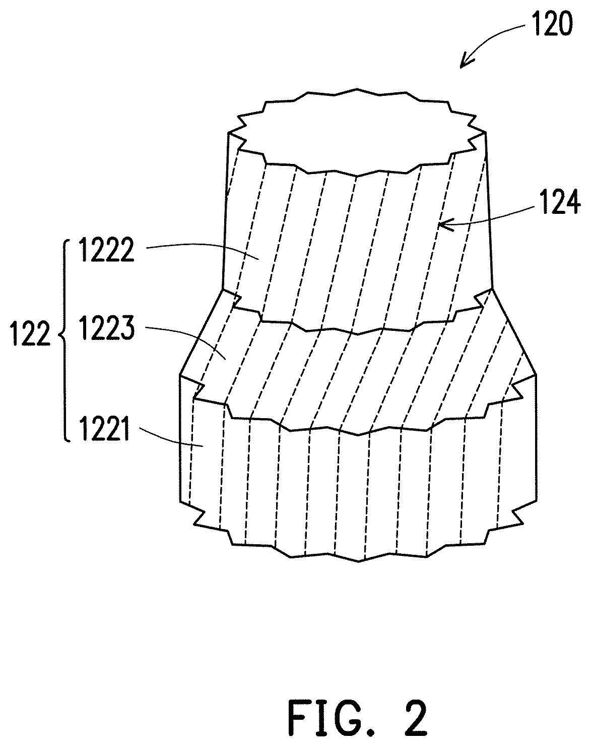 Air flow generating device, graphene dispersion, and preparation method thereof