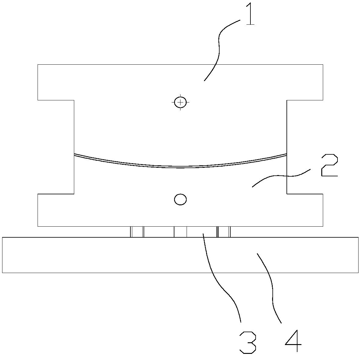 Funnel part drawing die for aircraft engine