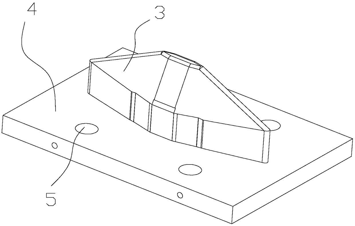 Funnel part drawing die for aircraft engine