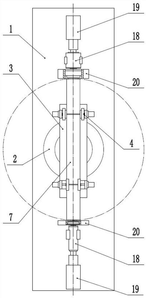 An automatic embedding device for the septum plug of the condenser liquid collection pipe