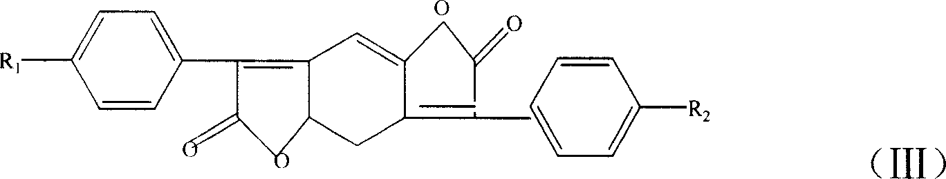 Preparation technology of benzodifaradone kind disperse red dye and its product