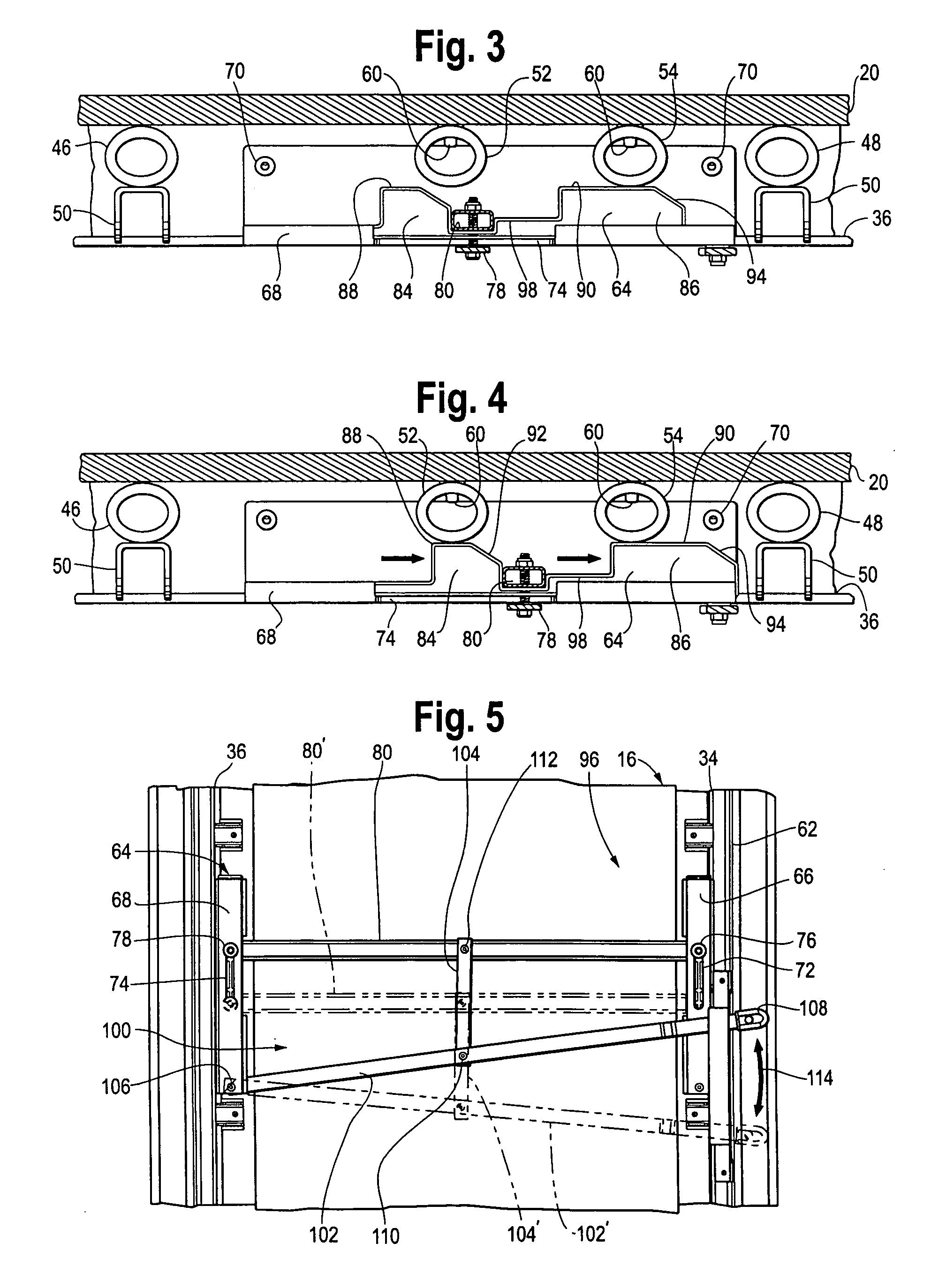 Treadmill deck mechanism