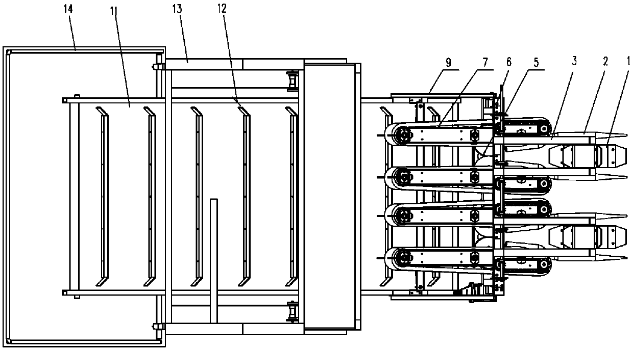 Cabbage vegetable harvester