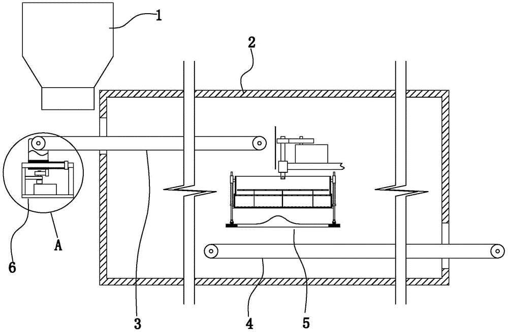 Formula of folium mori chrysanthemum tea as well as processing method and device for folium mori chrysanthemum tea