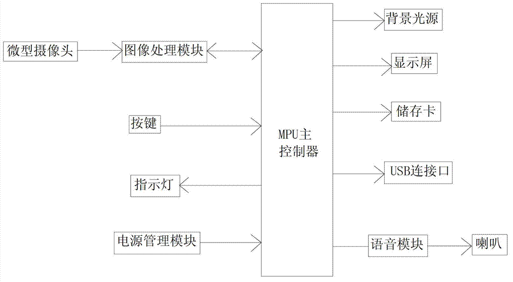 Portable tongue diagnosis device