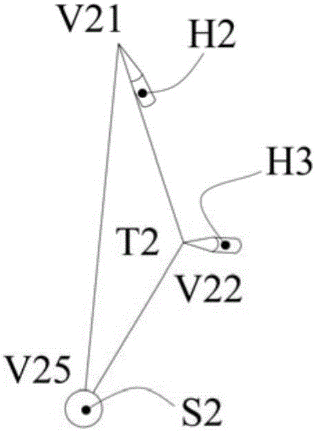 Foldable tetrahedral structure