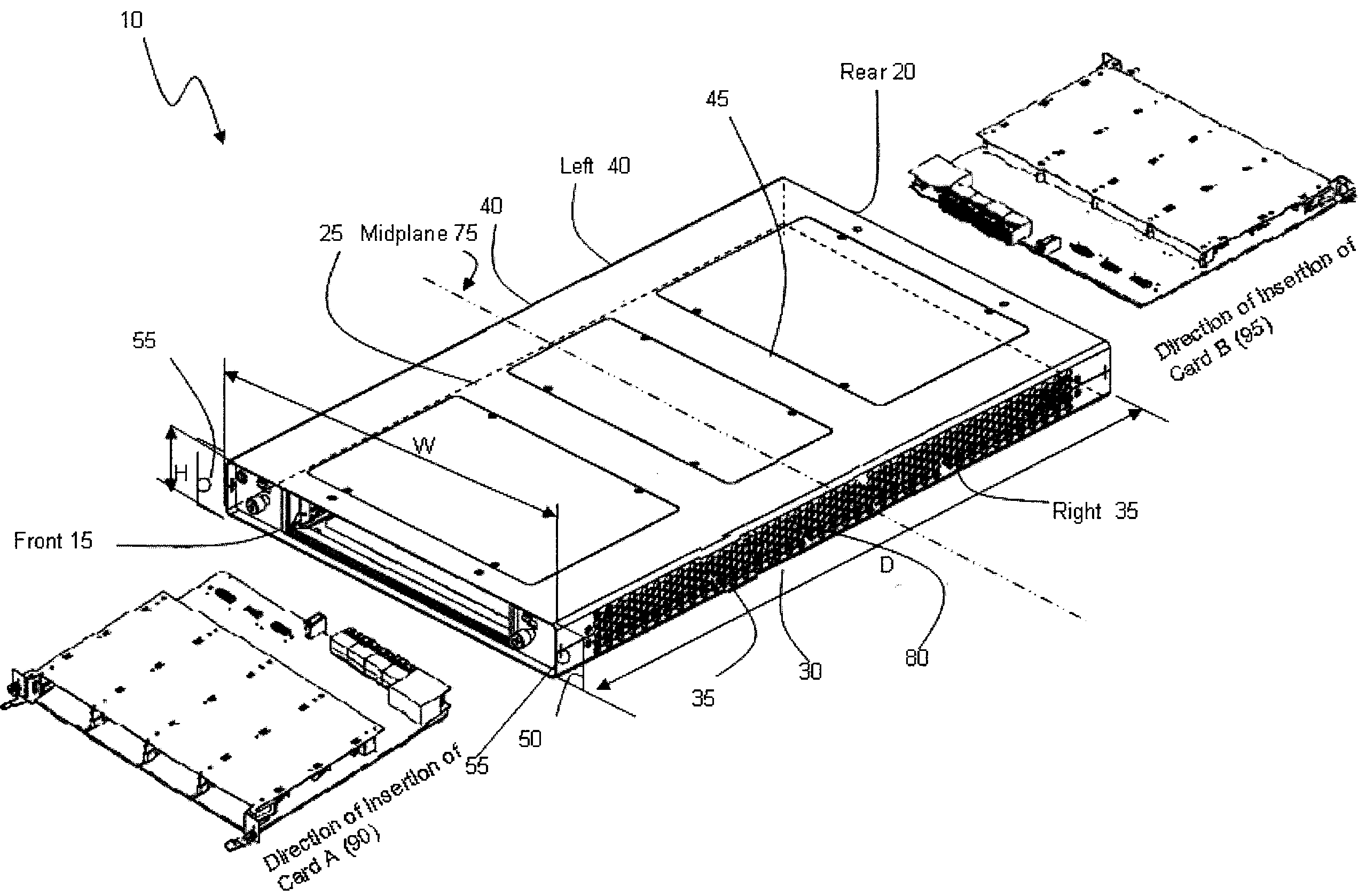 Modular blade for providing scalable mechanical, electrical and environmental functionality in the enterprise using advancedtca boards