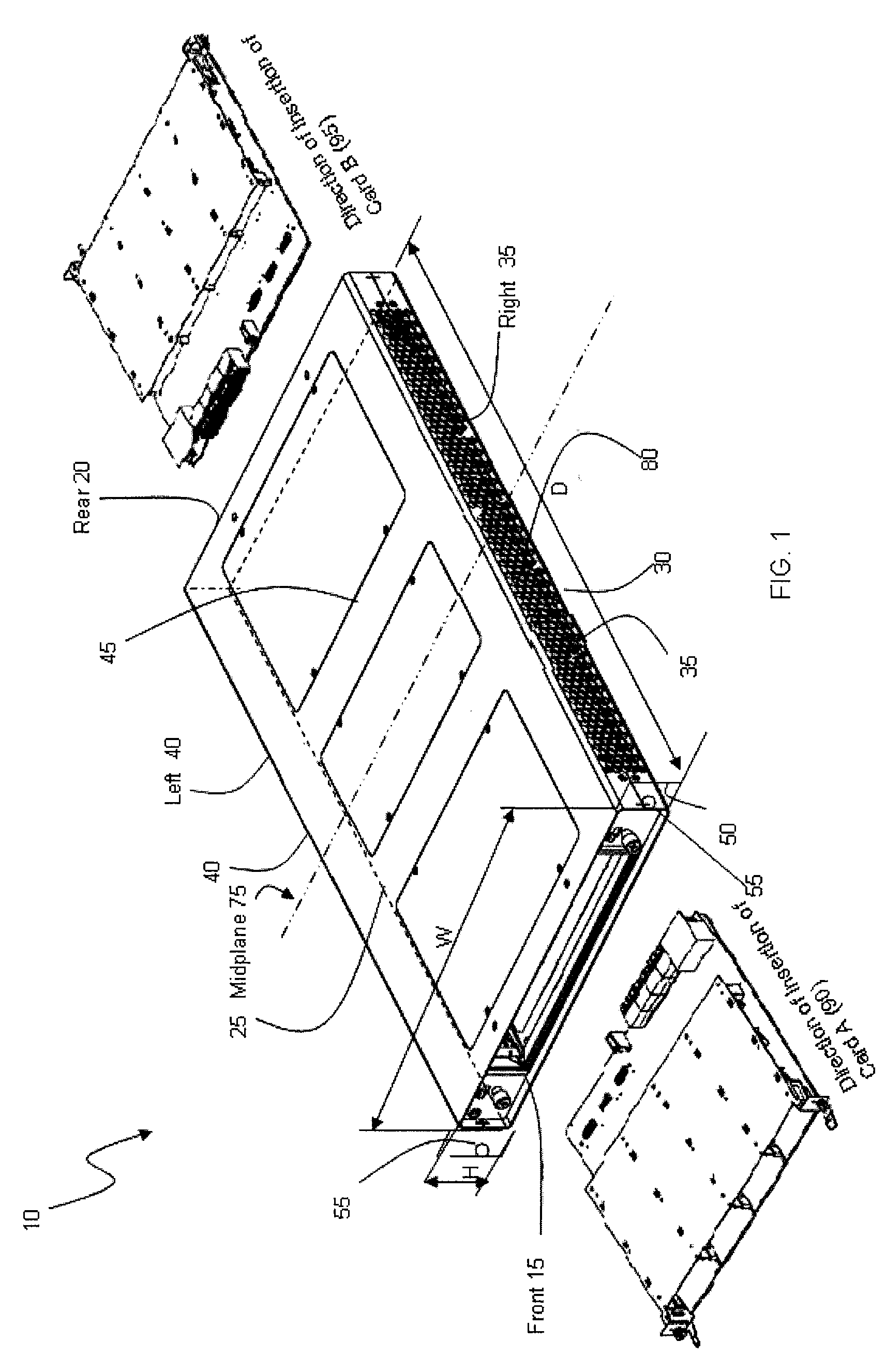 Modular blade for providing scalable mechanical, electrical and environmental functionality in the enterprise using advancedtca boards