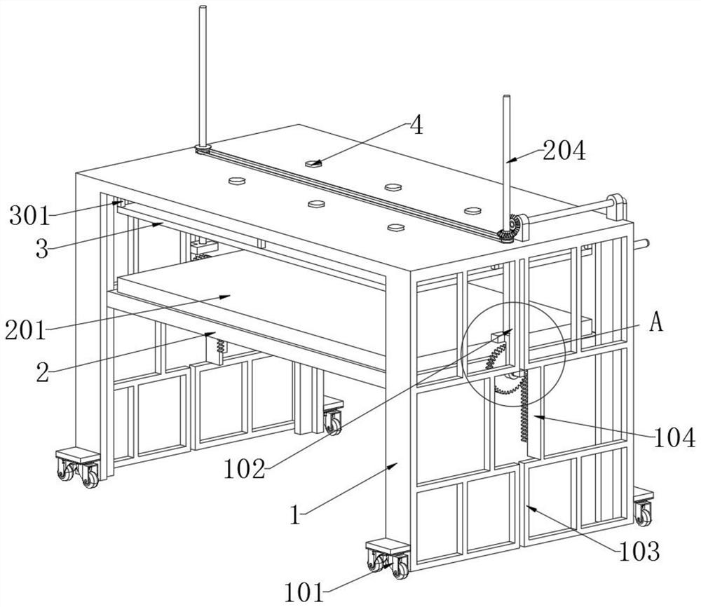 A device for detecting air bubbles on the surface of concrete