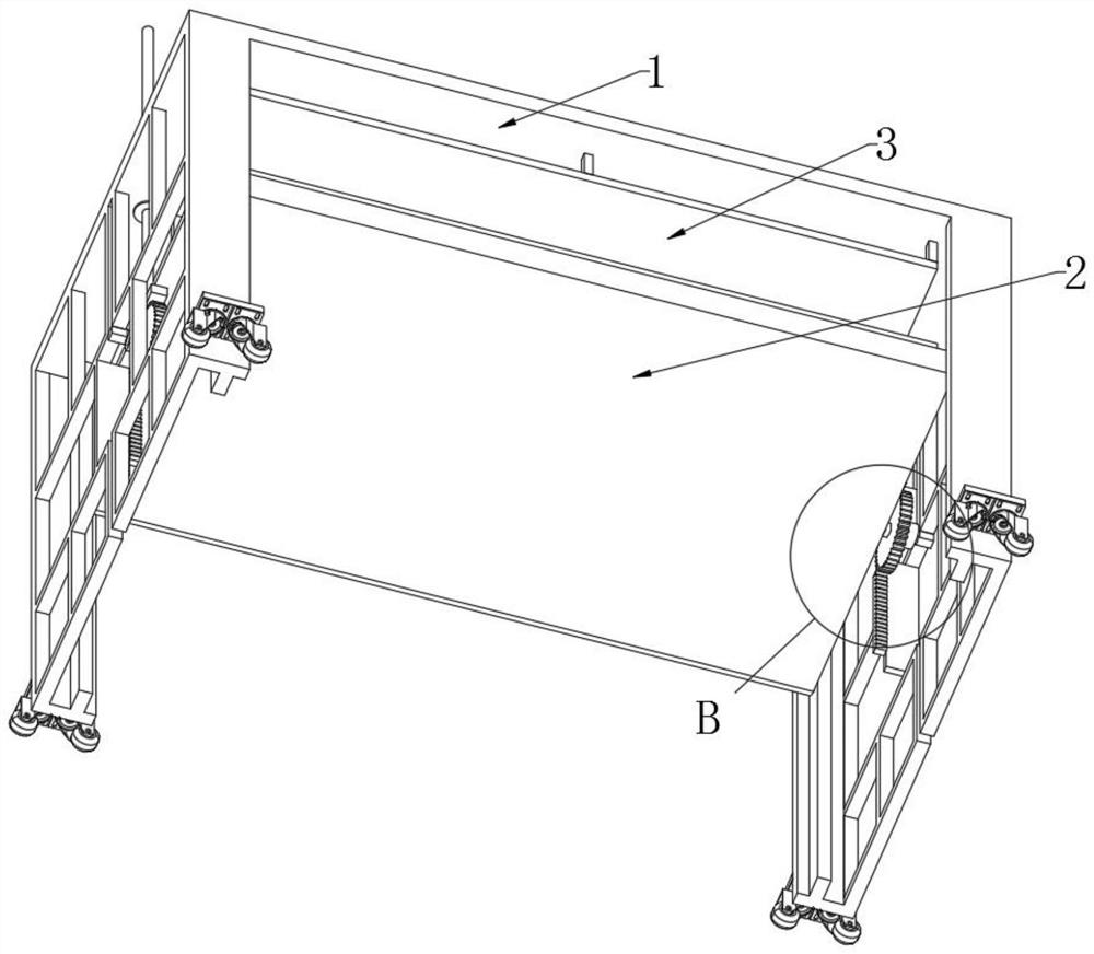 A device for detecting air bubbles on the surface of concrete