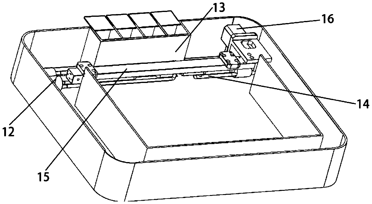 Music synaesthesia drawing device and implementation method