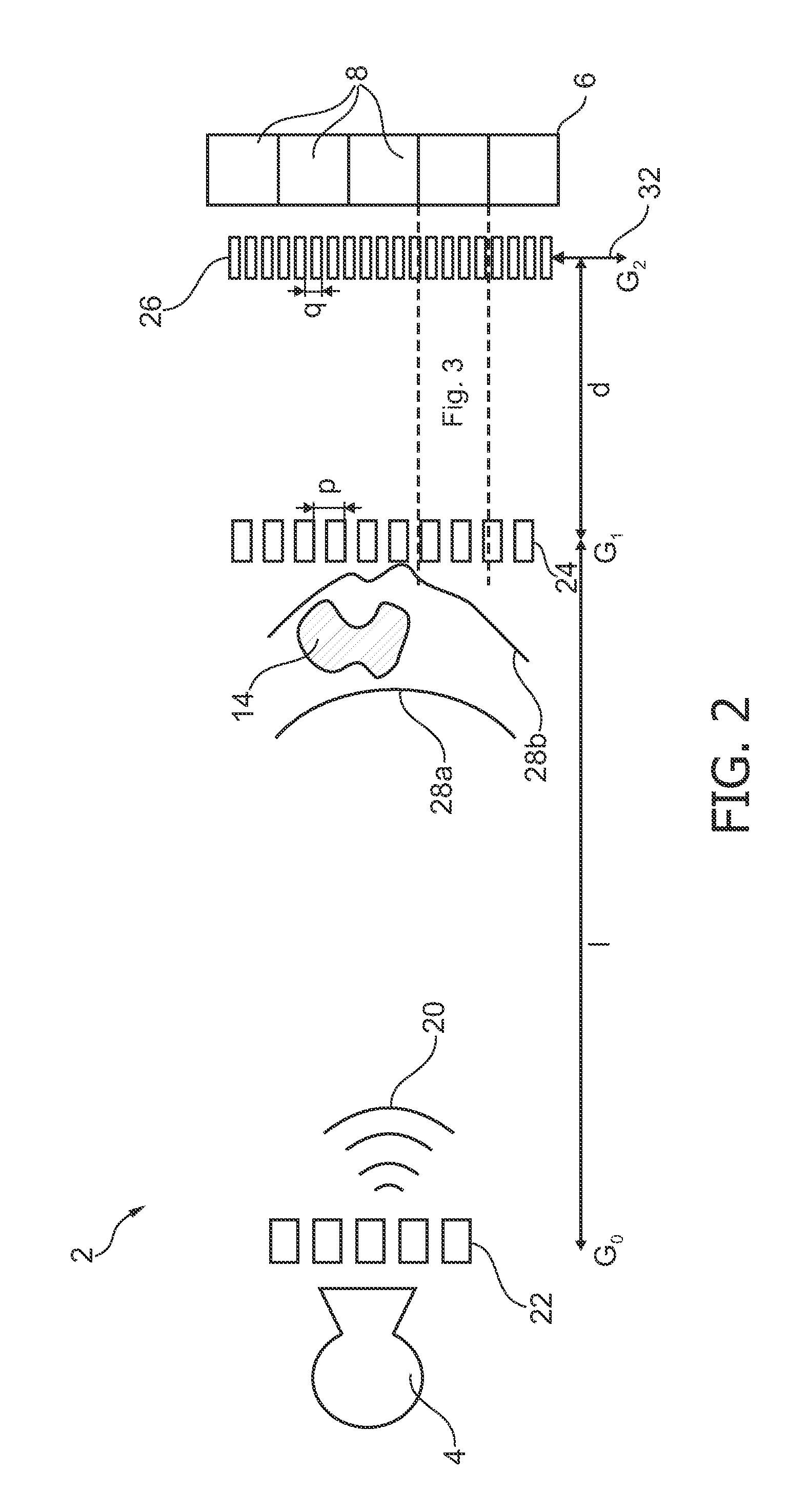 Differential phase-contrast imaging with improved sampling