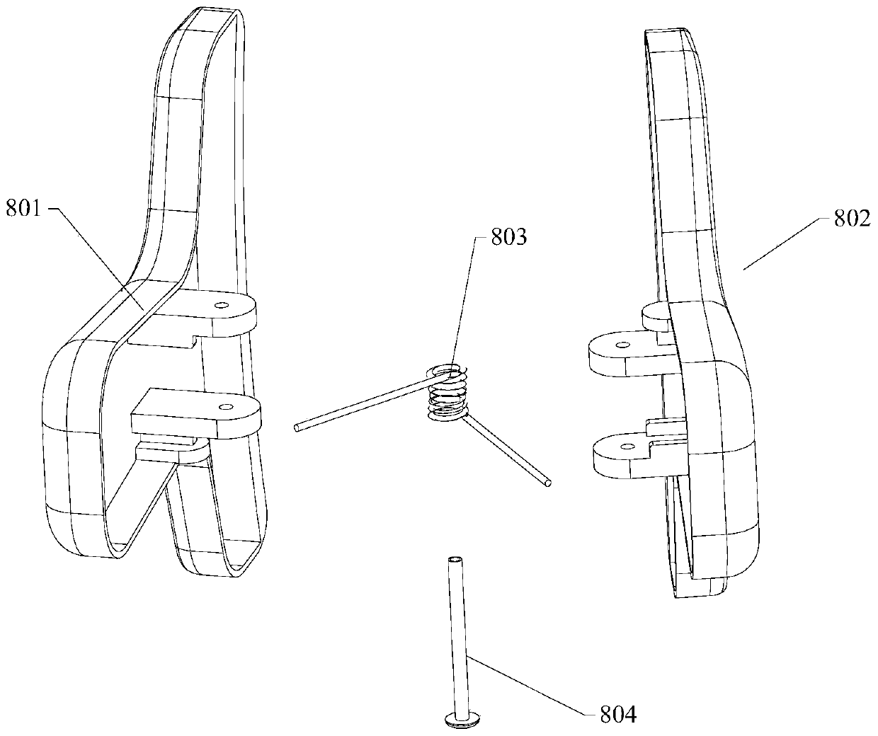 Automatic clamp assembling equipment