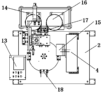 Automatic dispensing assembling machine of data cables