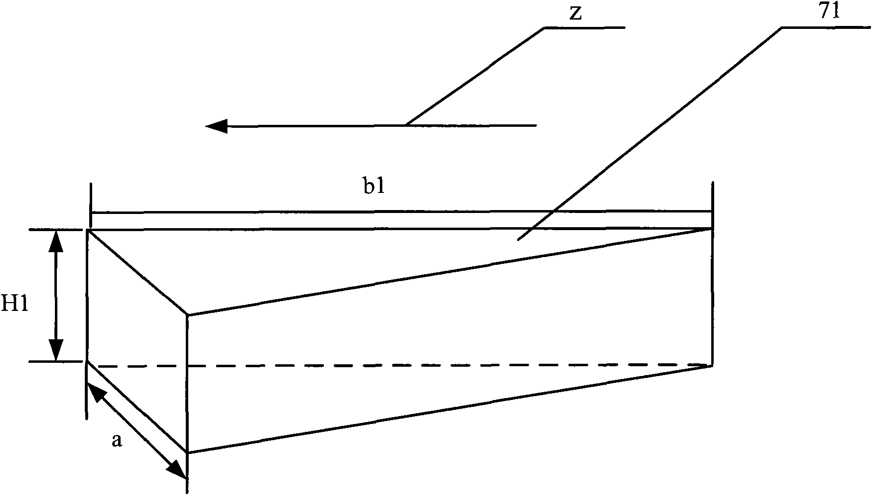 Drum with broken line grooves