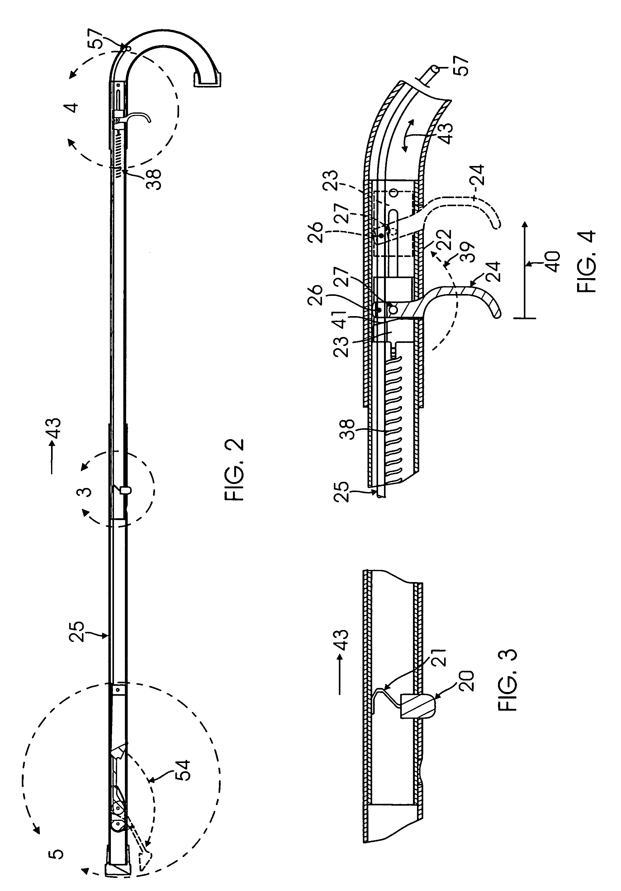 Adjustable cane with built in pickup