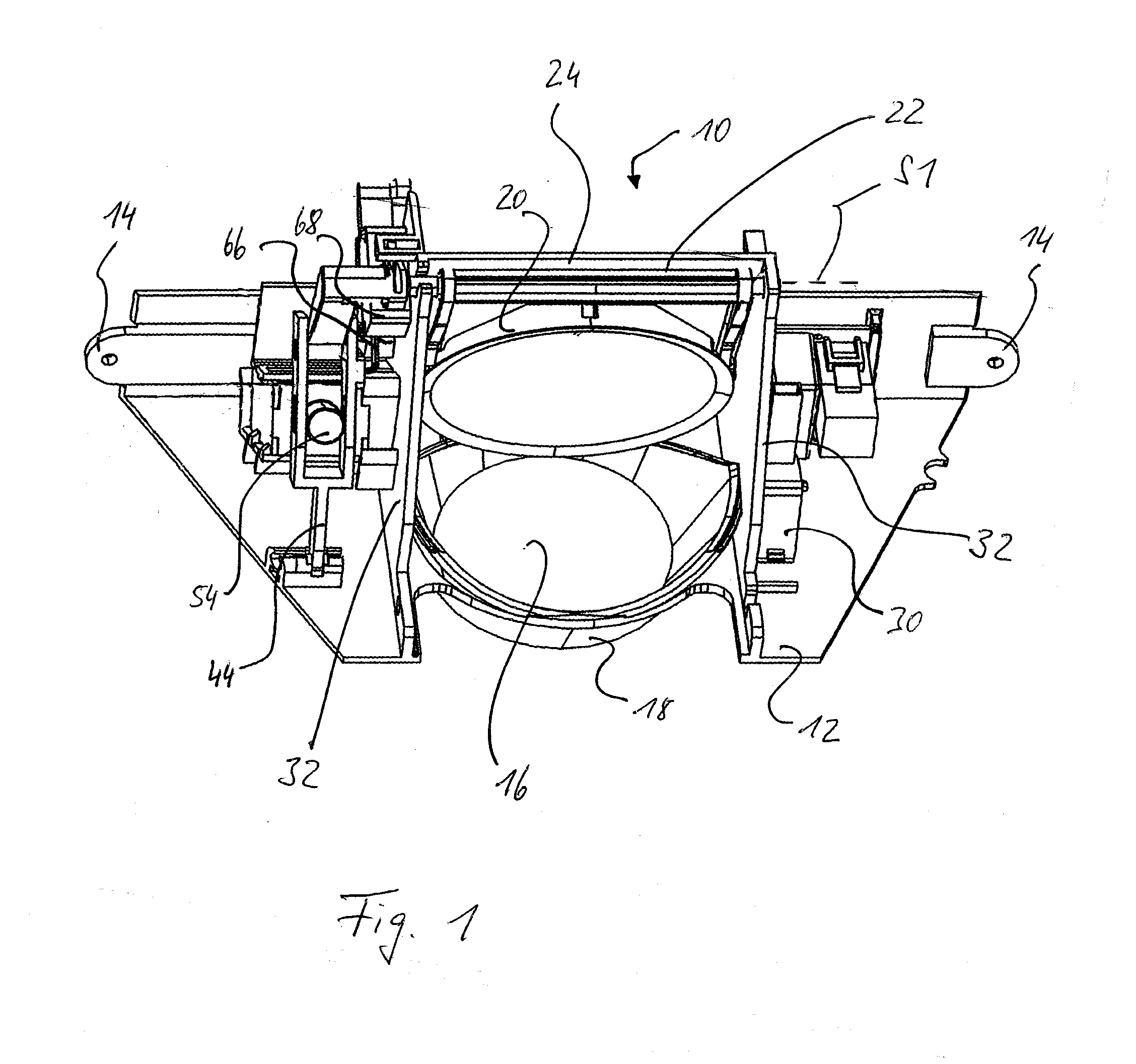 Ice dispenser for a refrigerator