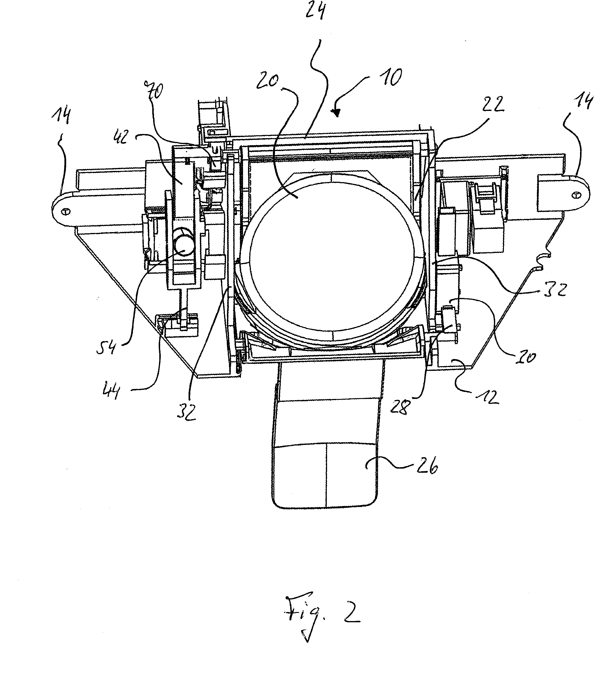 Ice dispenser for a refrigerator