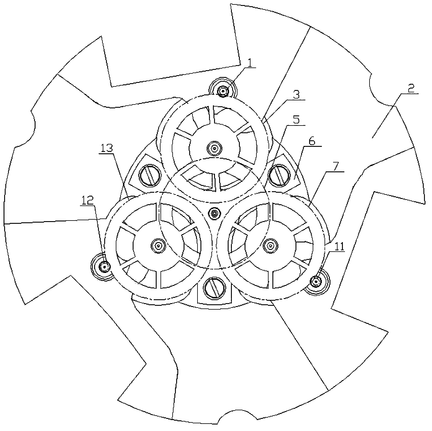 Watch indicating mechanism driven by motors