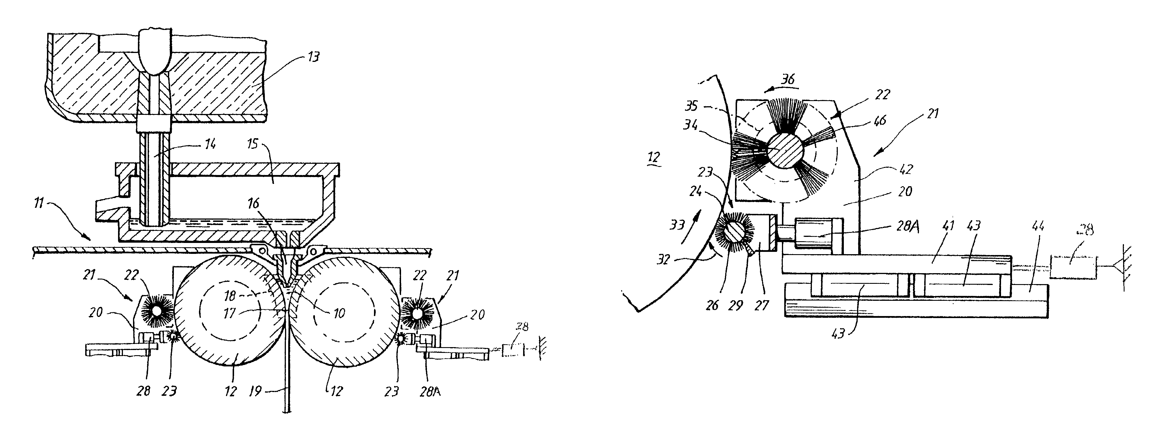 Strip casting apparatus