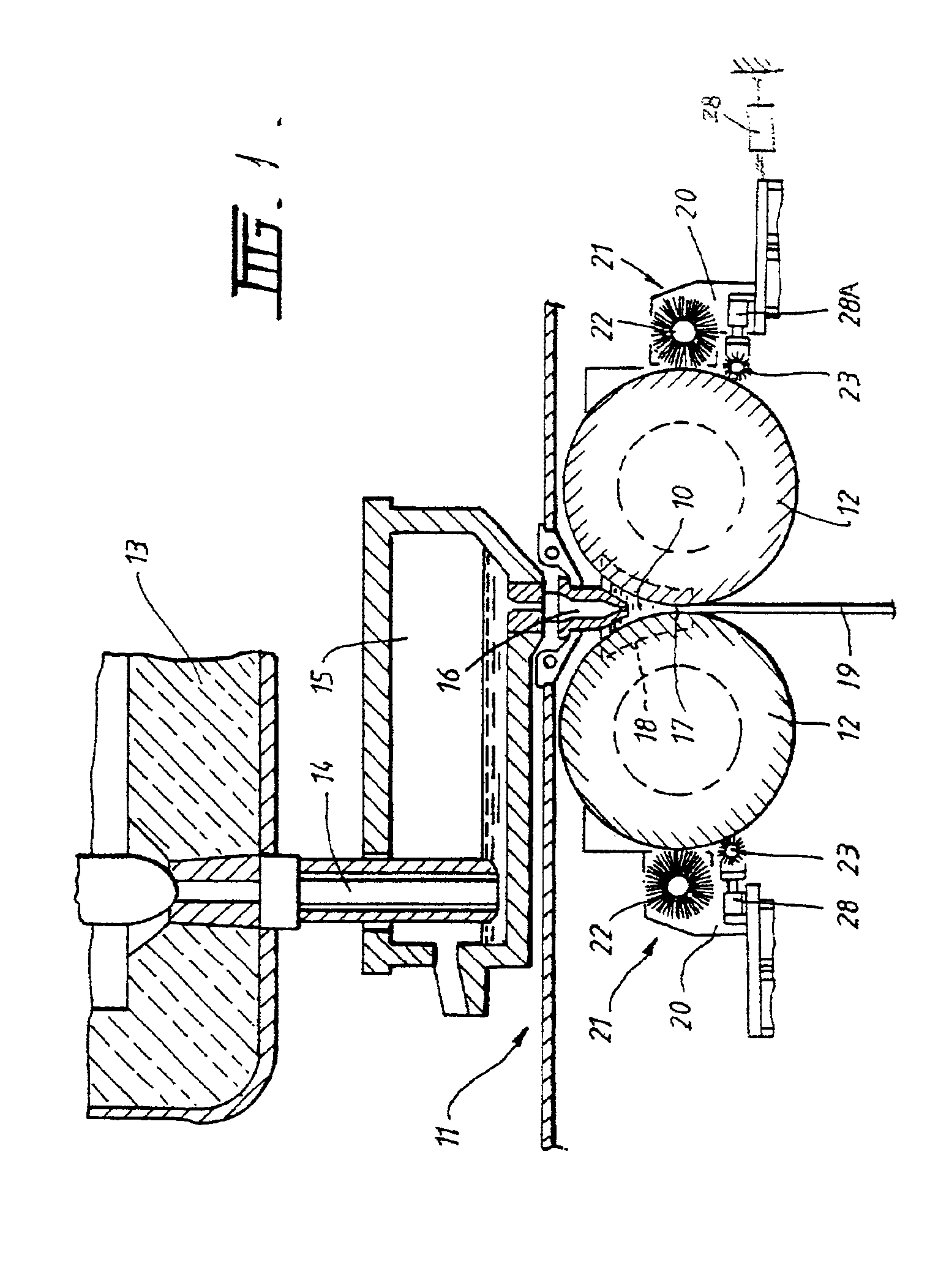 Strip casting apparatus