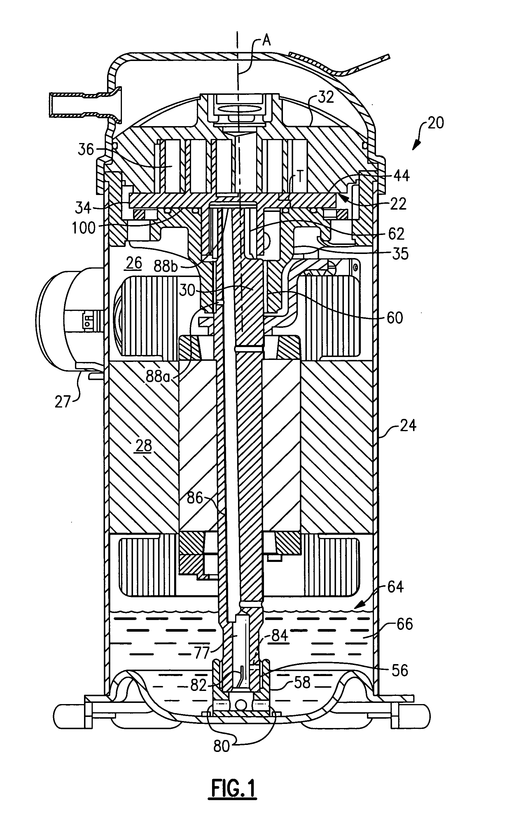 Ductile cast iron scroll compressor