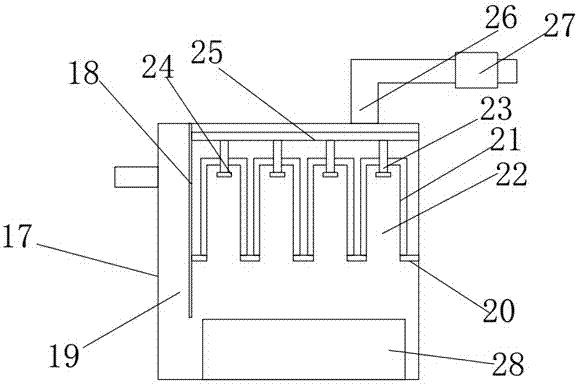 Waste gas cross-flow concentration adsorption equipment