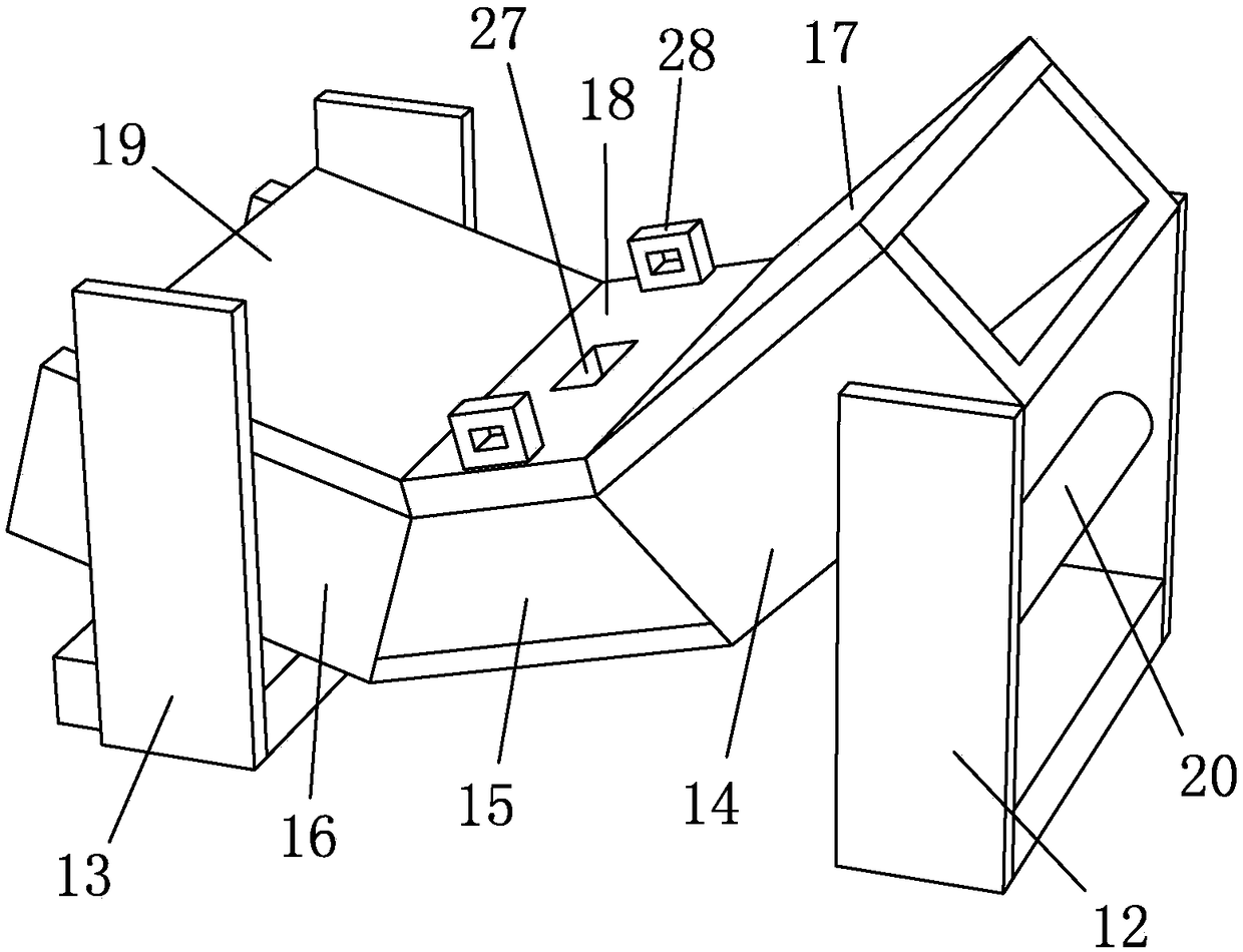 Compaction-type sand gravel filling device and construction method