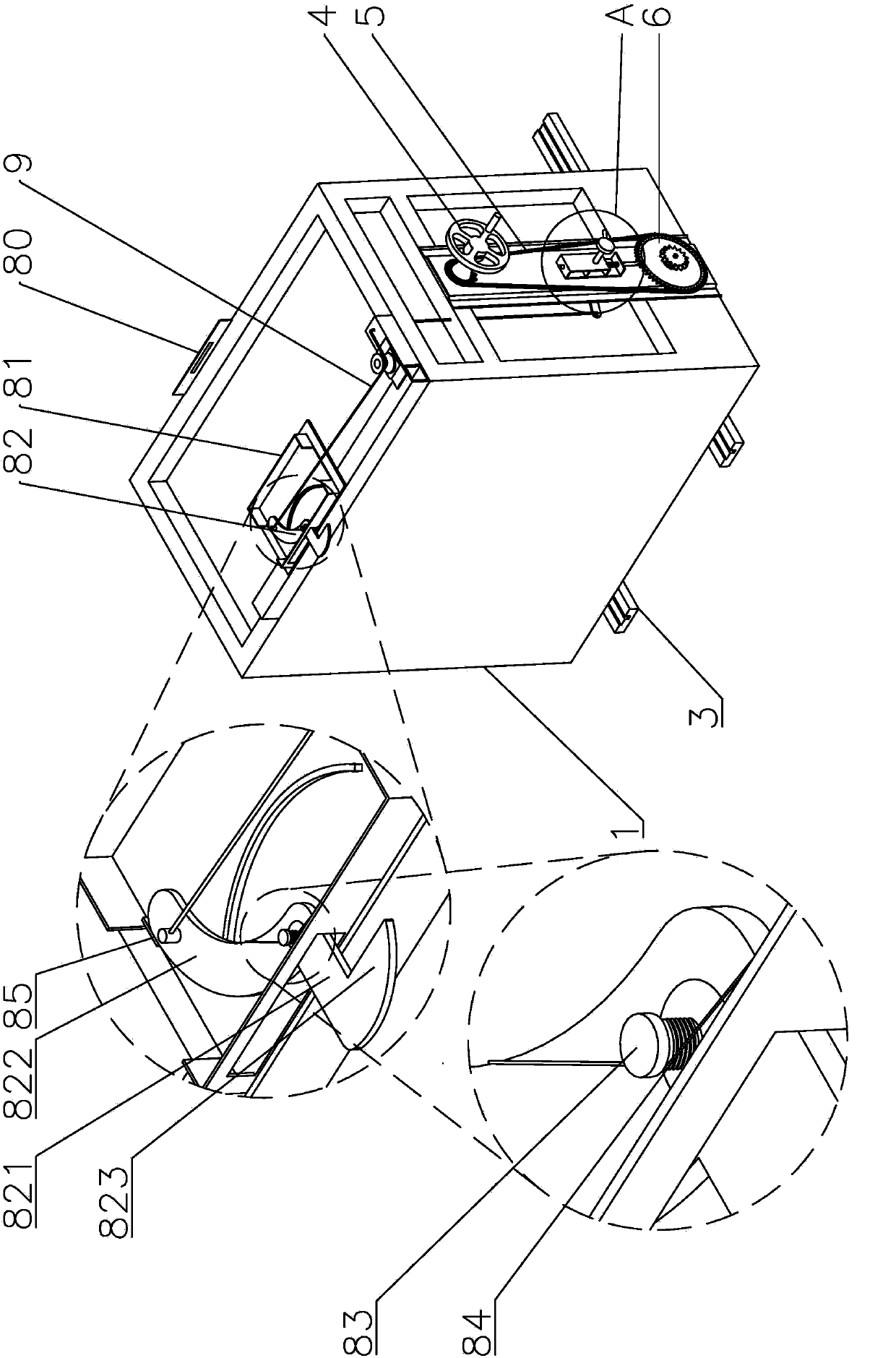 Intensive earthquake-resistant storage cabinet for cultural relics