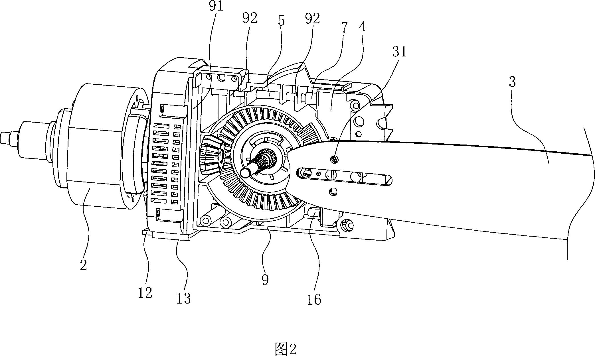 Self-acting lubricator of link tooth saw