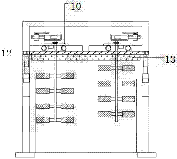 Double-shaft adjustable stirrer