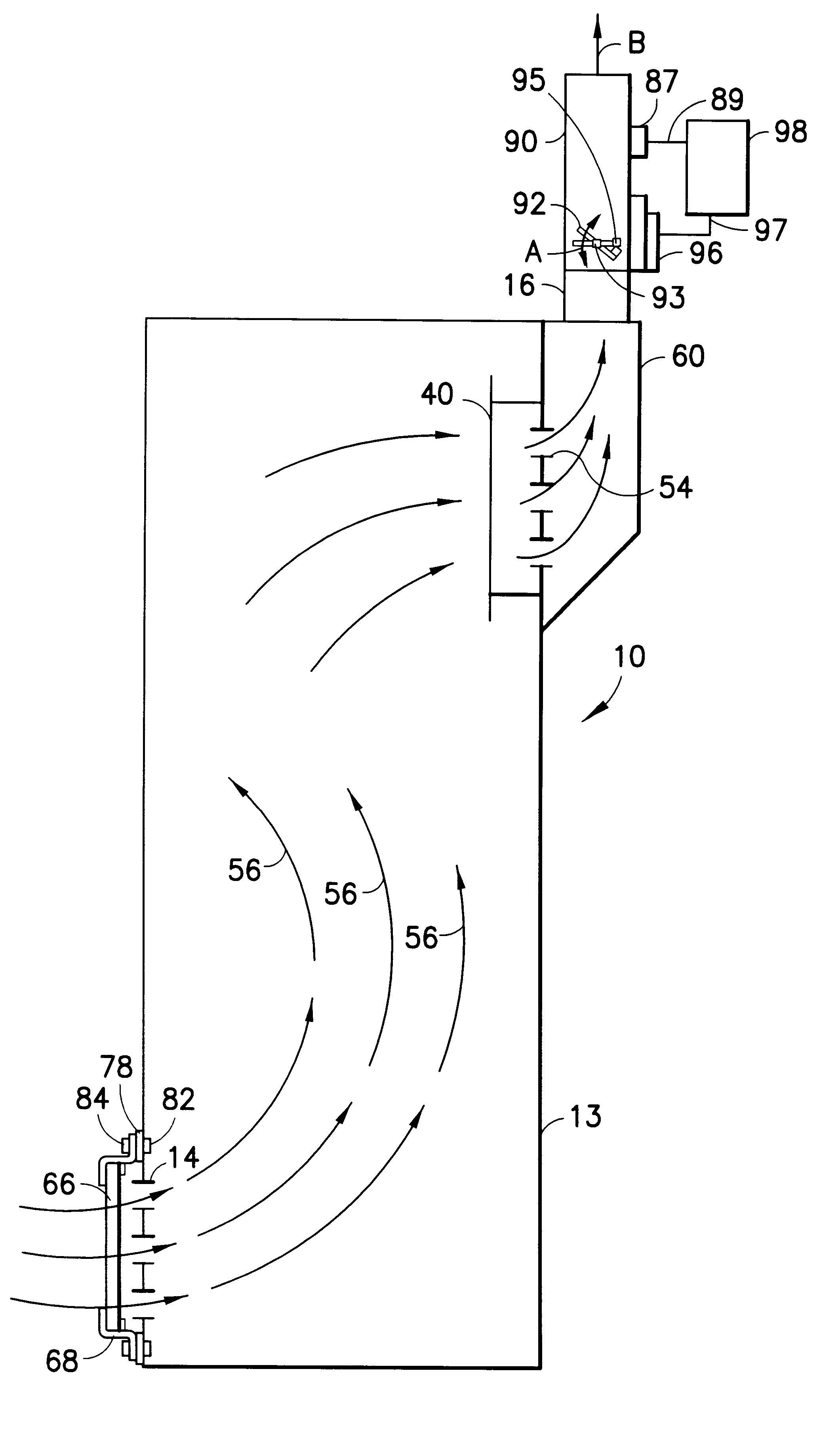 Gas cabinet assembly comprising back migration scrubber unit