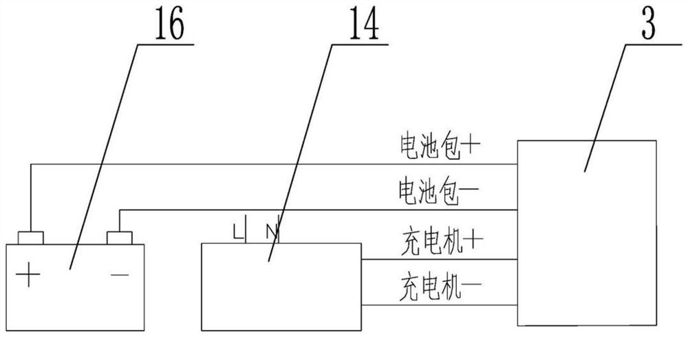 High-voltage control system of tunnel marine organism collecting vehicle