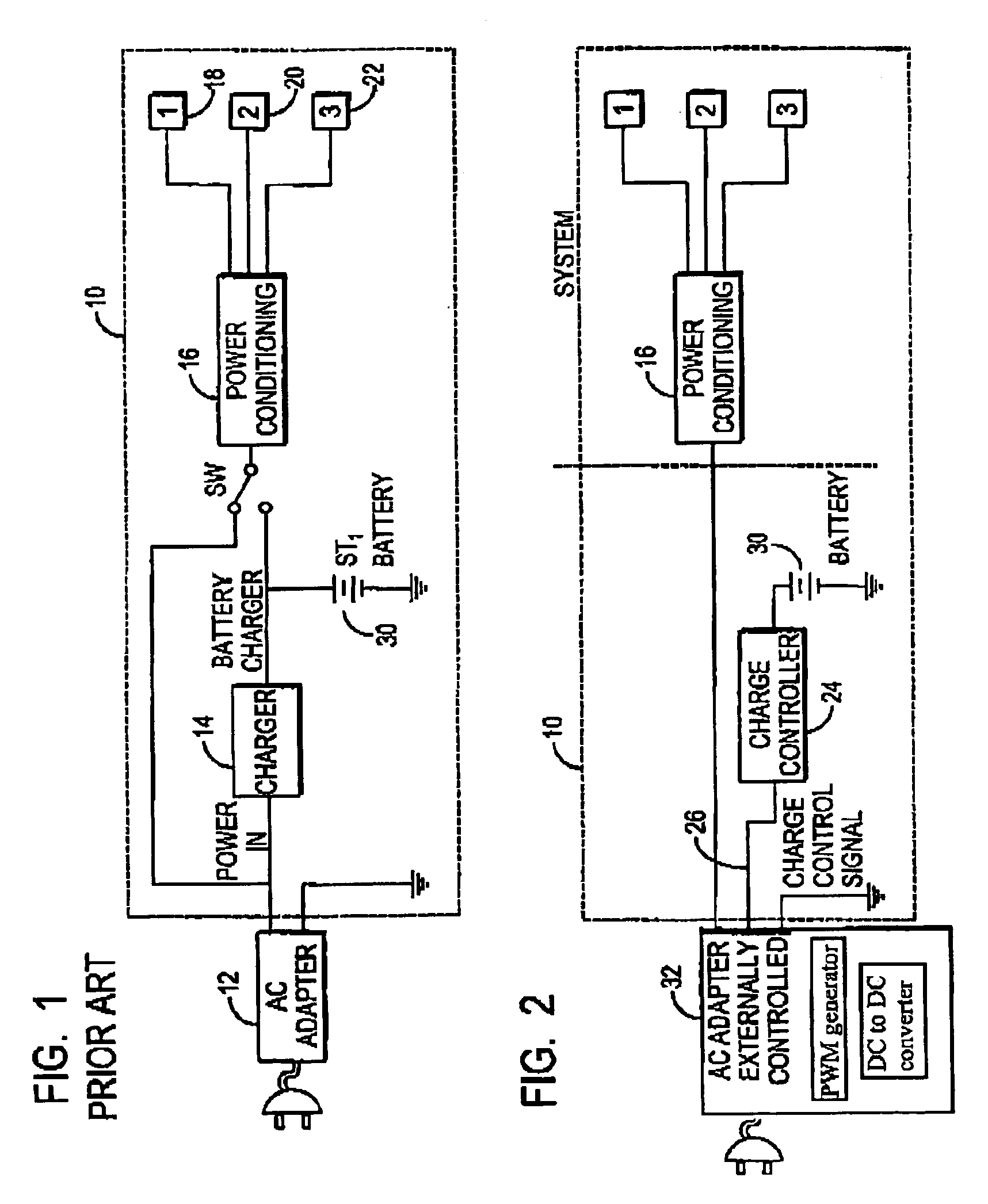 Power management for battery powered appliances