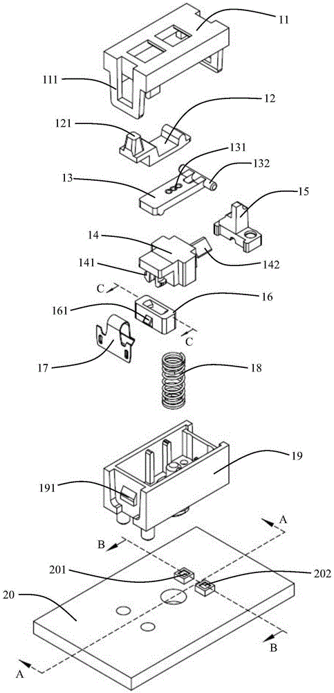 Leveraged input device micro switch key