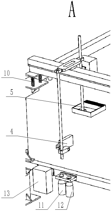 Intelligent system for detecting and marking cracks of double-block sleepers