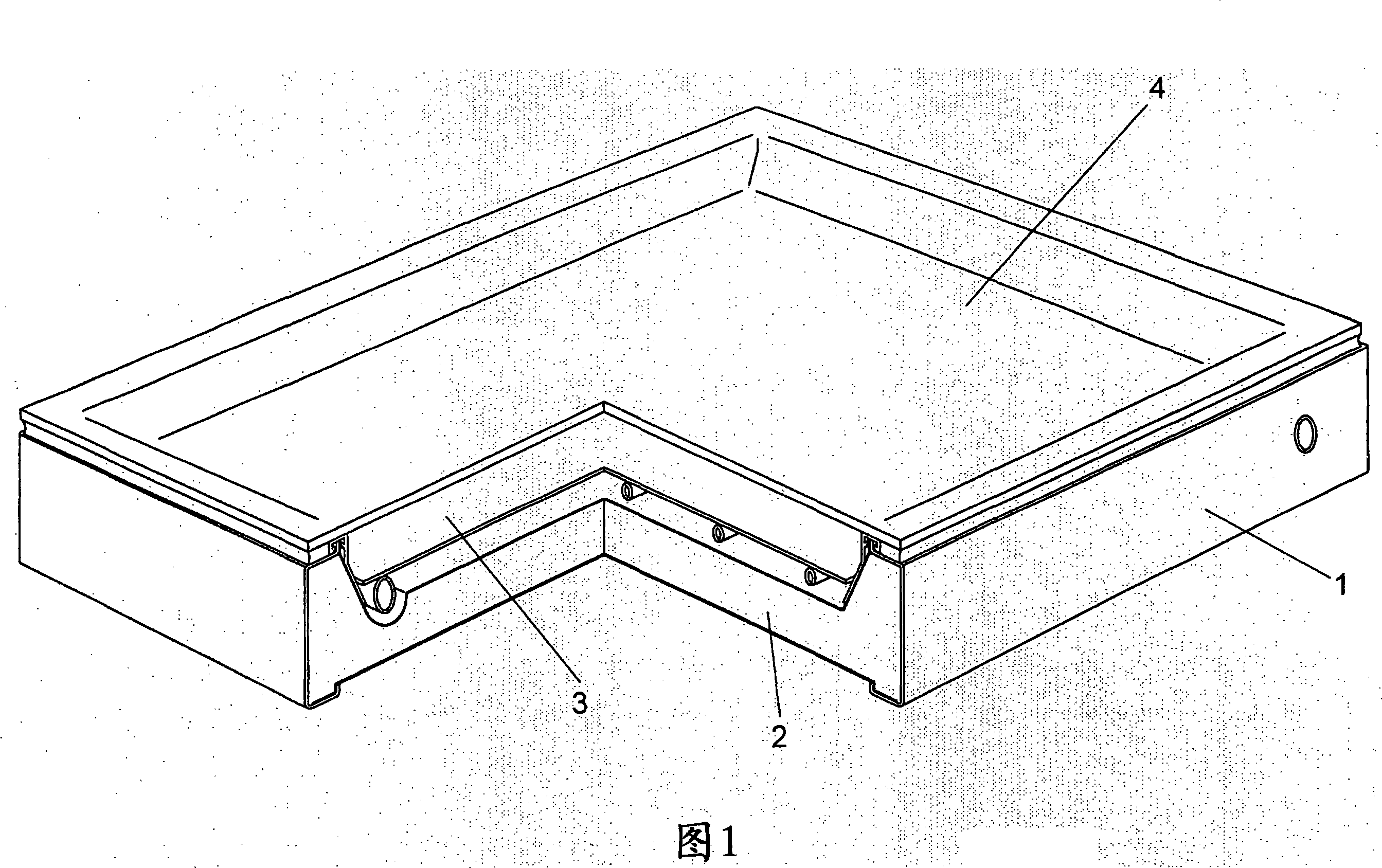 Solar thermal collector and mounting frame