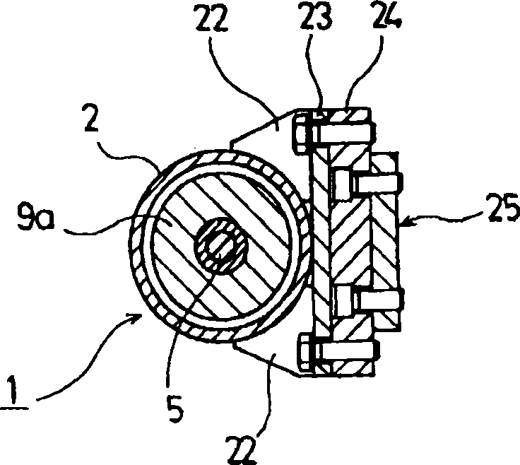 Dynamic damper and diesel engine where dynamic damper is mounted