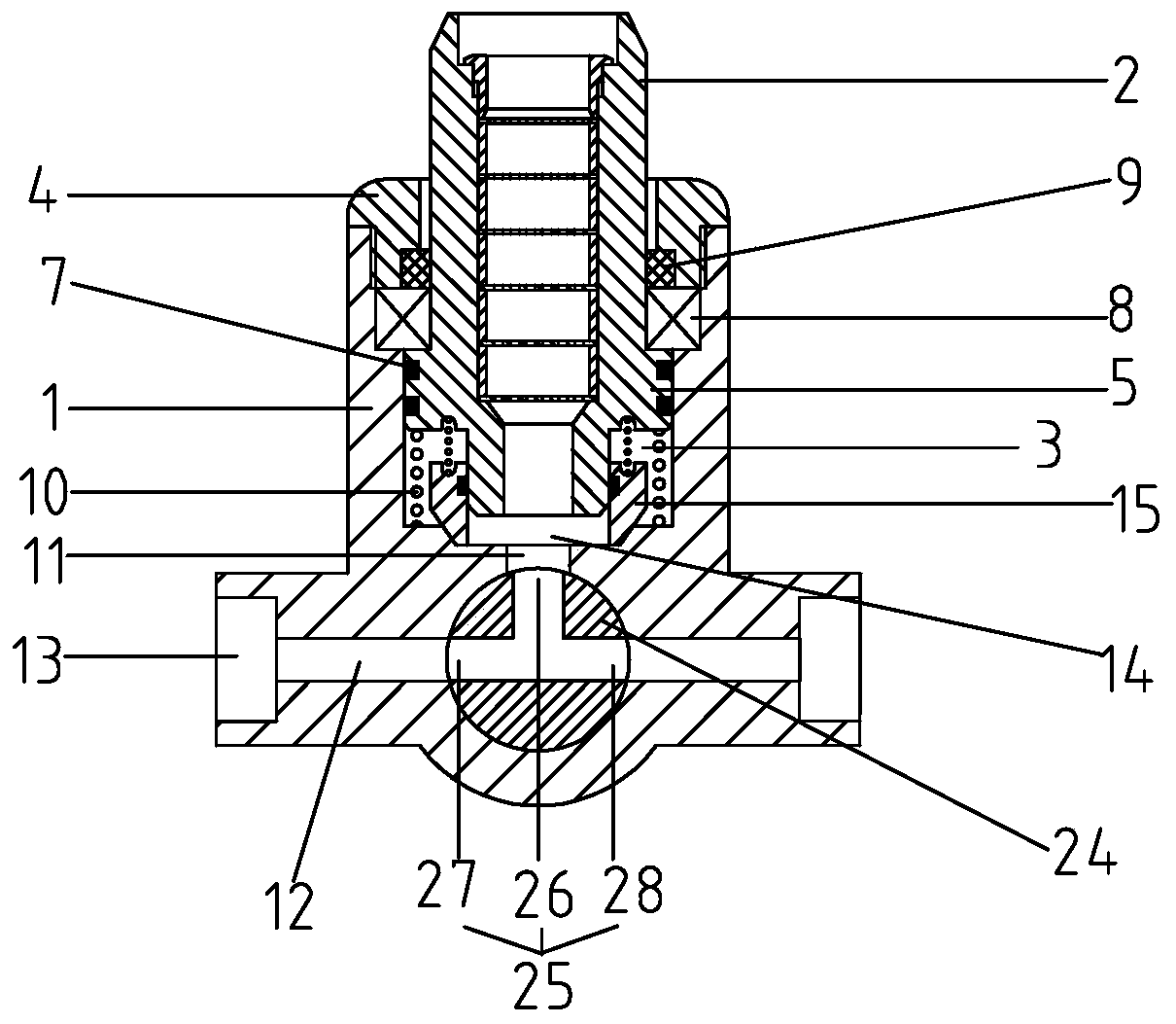 A vibration-absorbing rotary joint structure