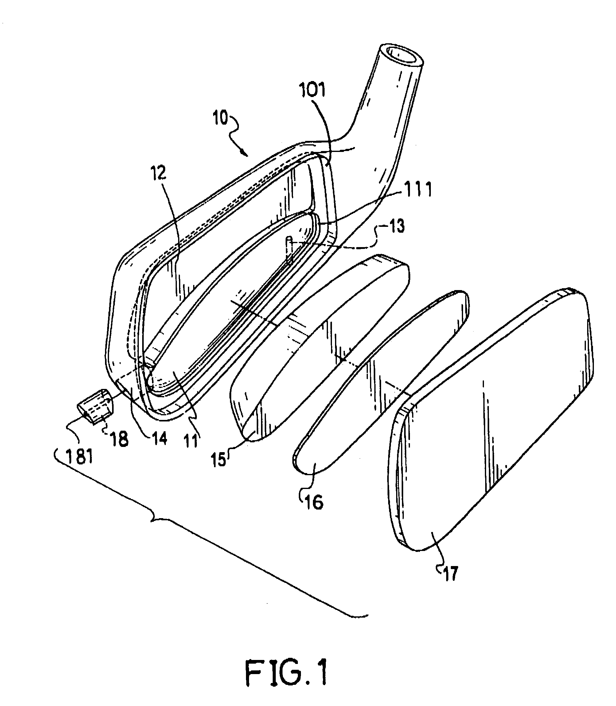 Shock-absorbing golf club head