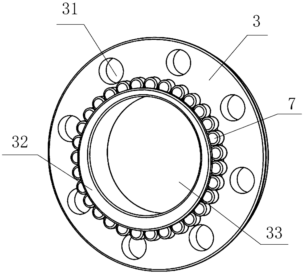 Multi-tooth-difference annular plate cascading speed reducer