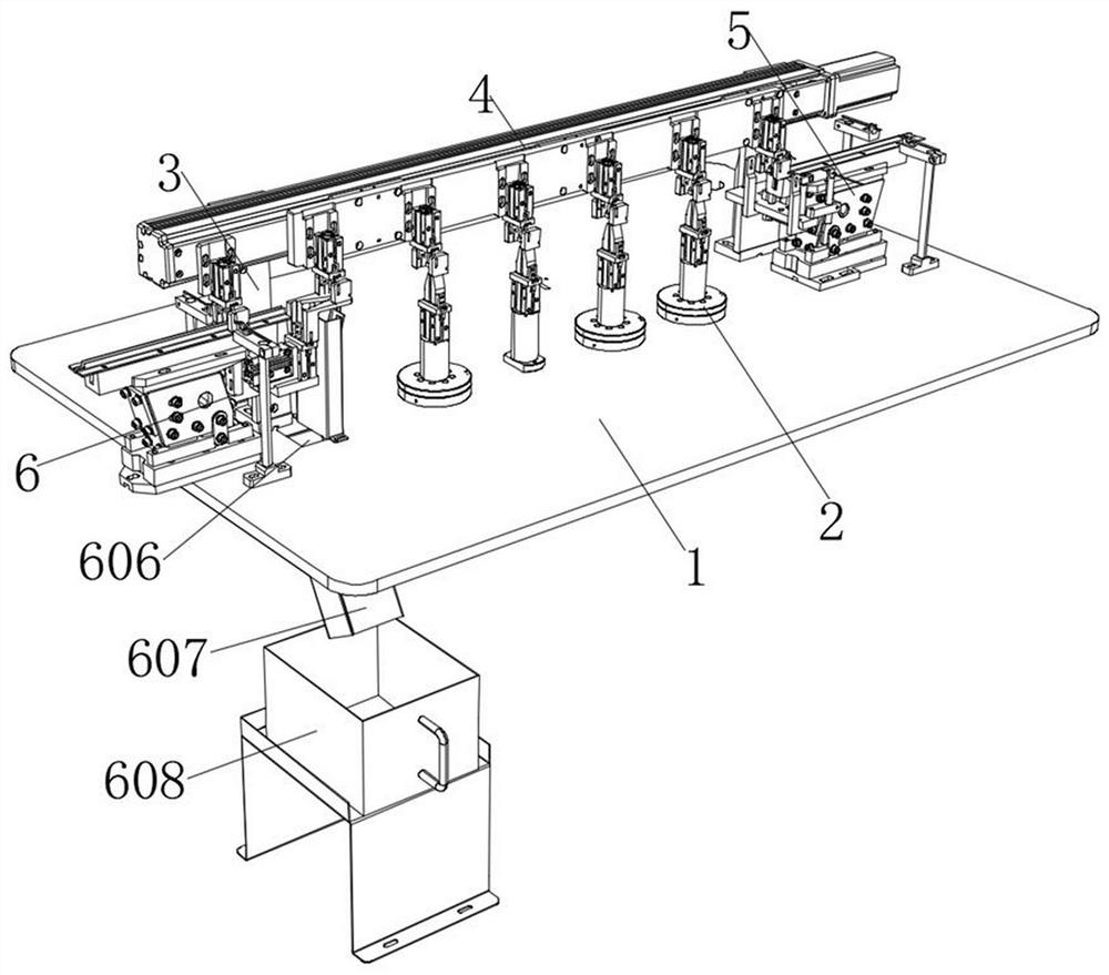 Transmission mechanism for electronic component detection equipment